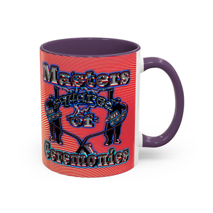 em cee squared - Accent Mug (yellow-orange wave)