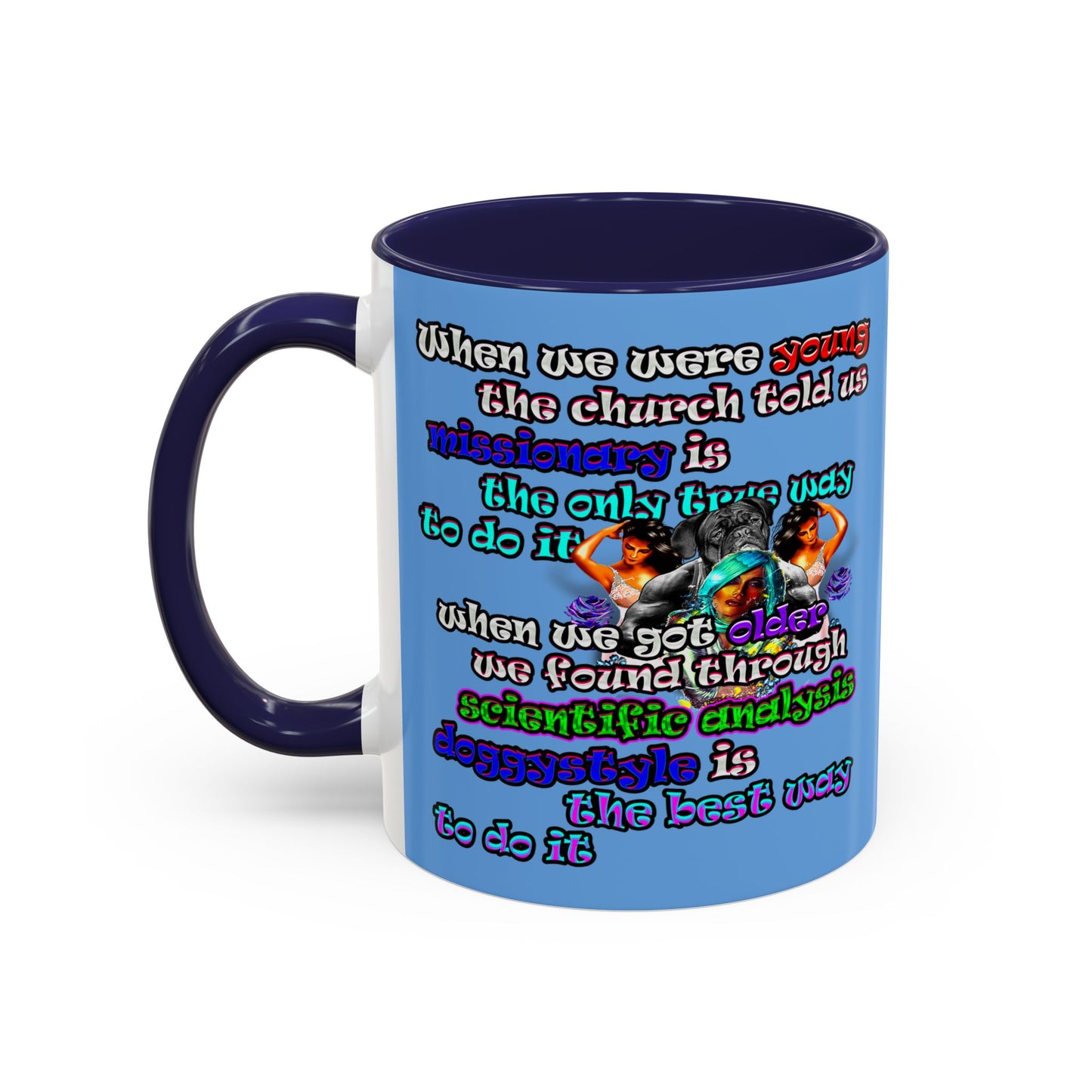 doggystyle - Accent Mug (light blue)