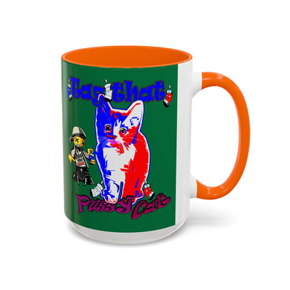 tag that - Accent Mug (dark green)