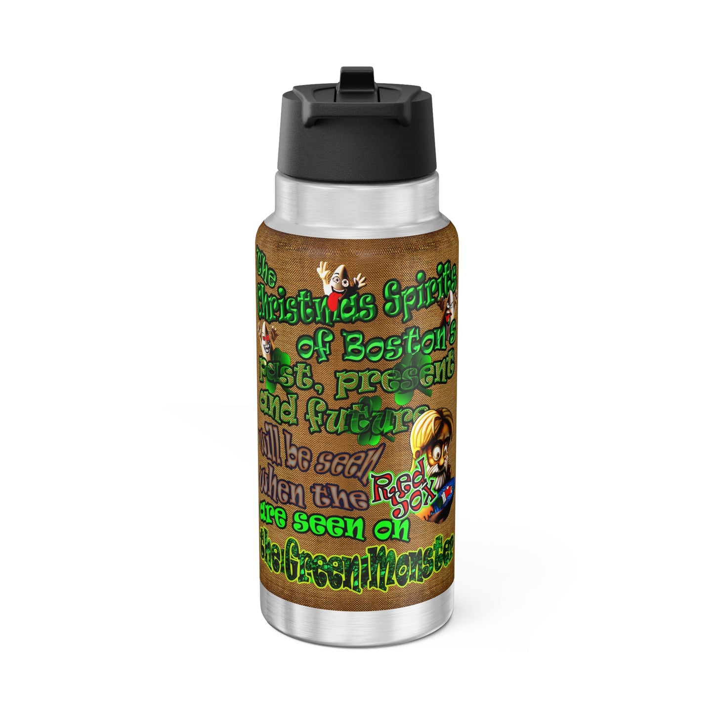 christmas spirits of boston - Gator Tumbler, 32oz  (brown papyrus)