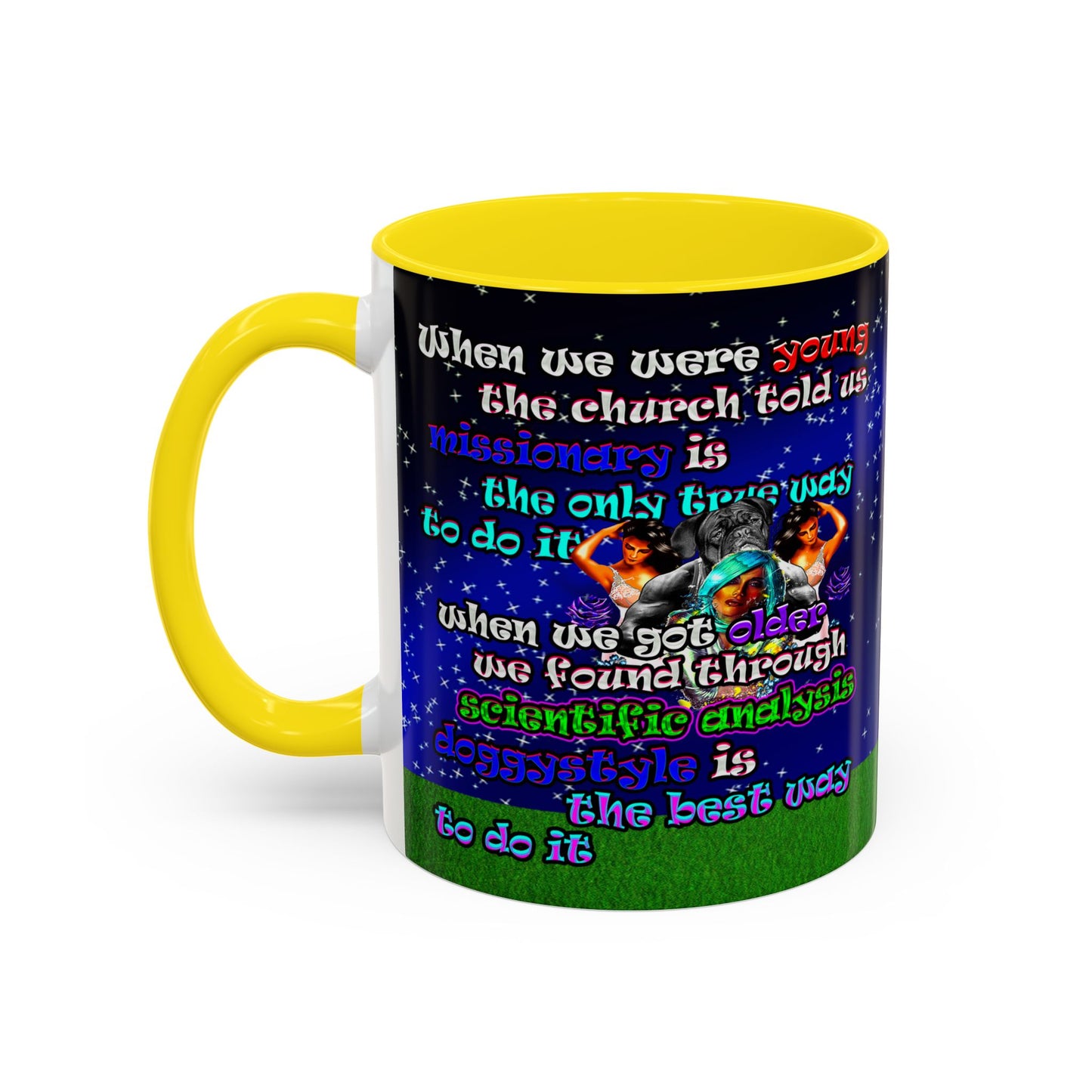 doggystyle - Accent Mug ('snoops' background)