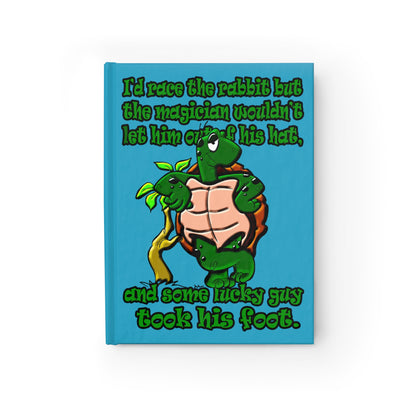 turtle race - journal-blank (turquoise)