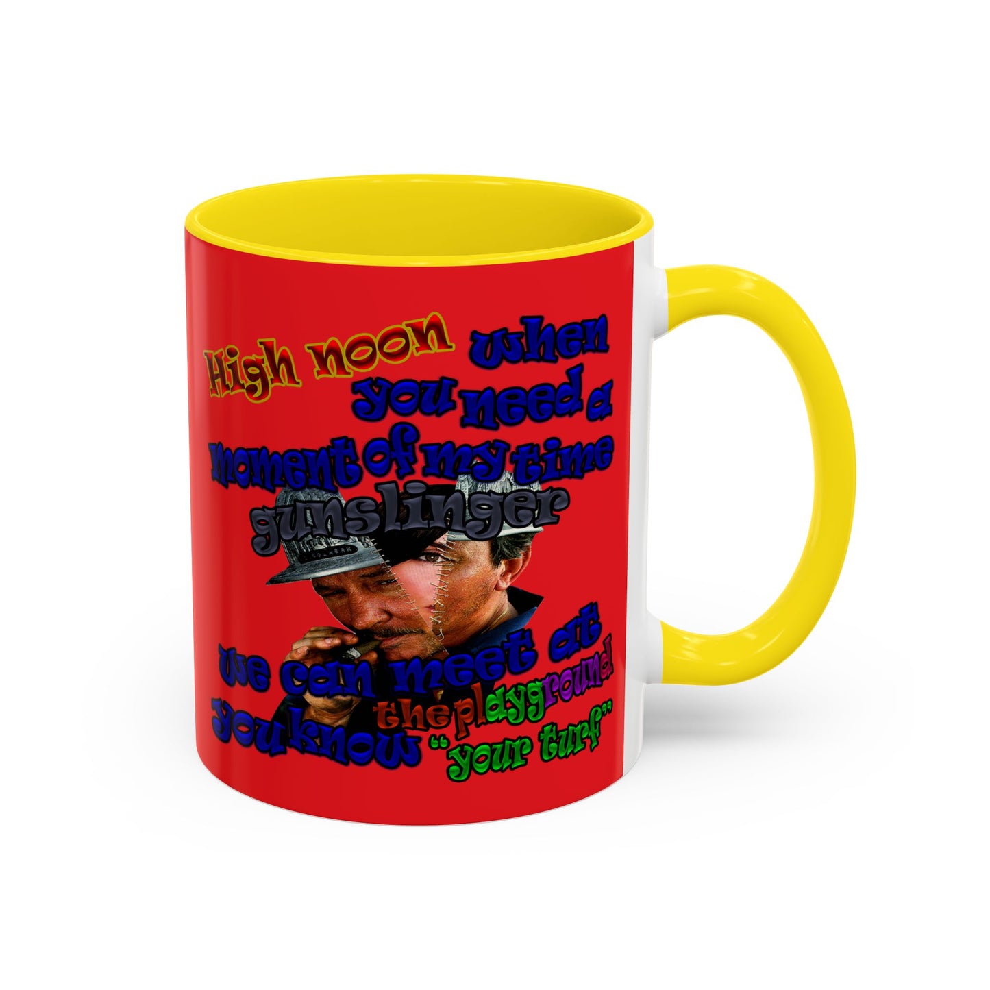 high noon - Accent Mug (red)