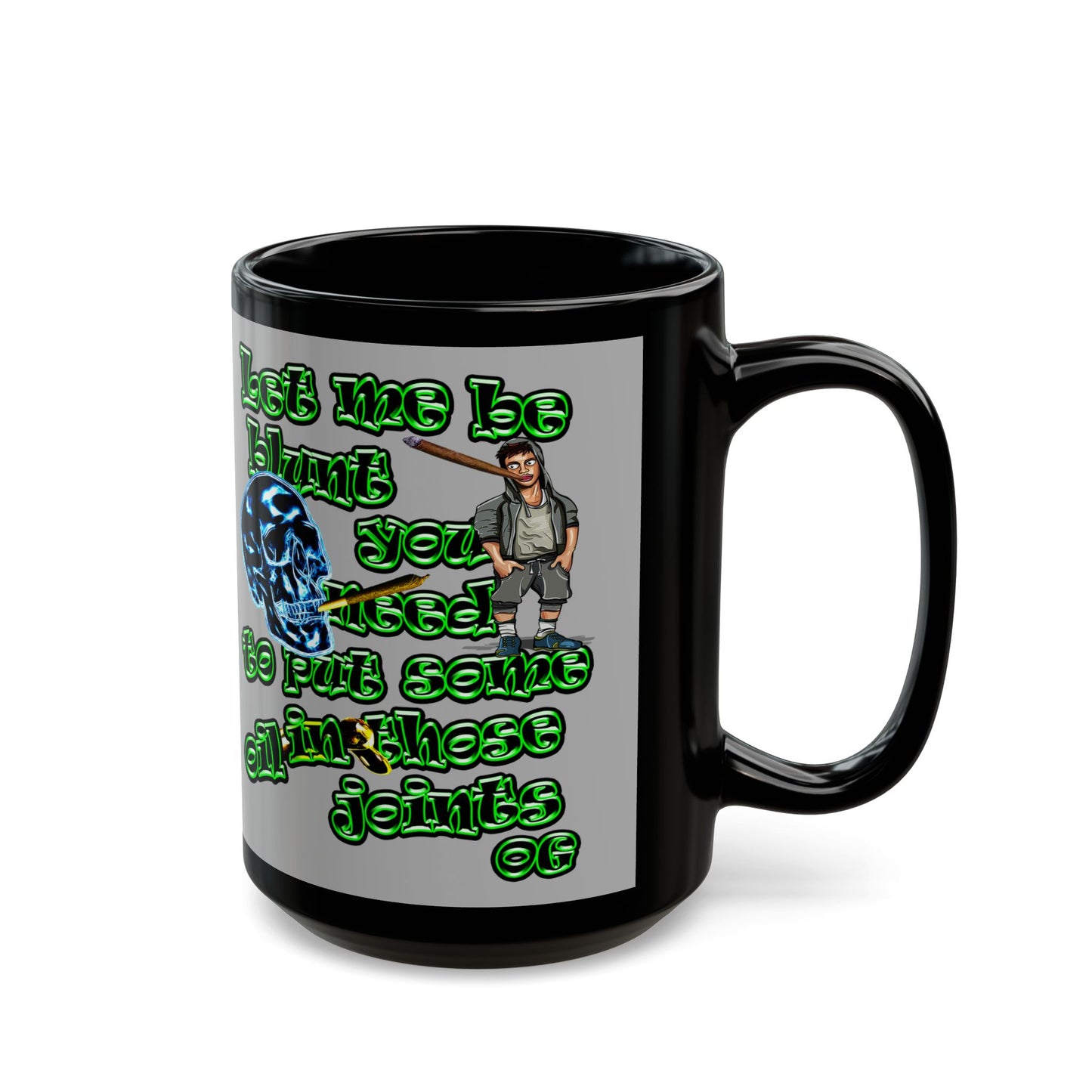 og - Black Mug (light grey)