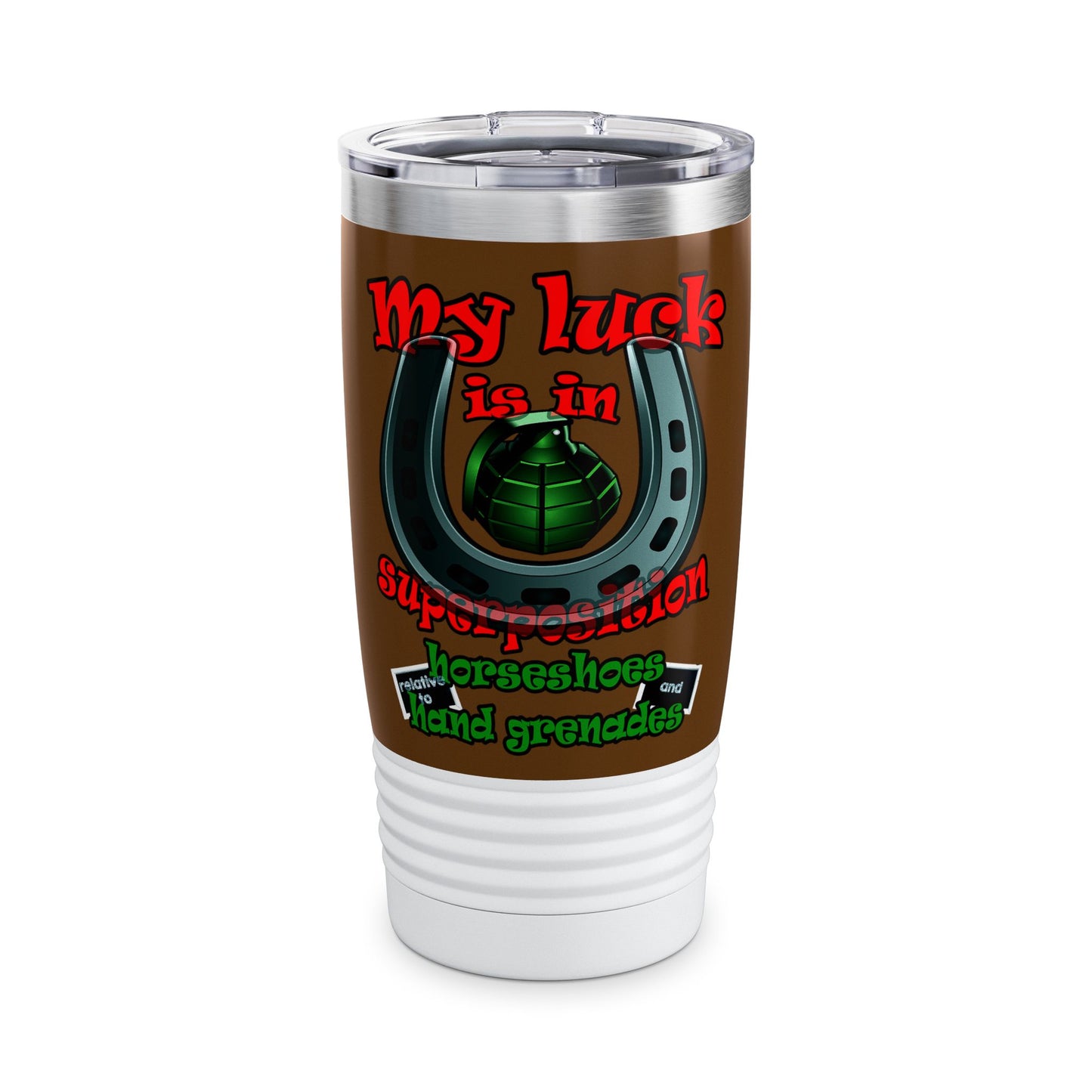 my luck - Ringneck Tumbler, 20oz (brown)