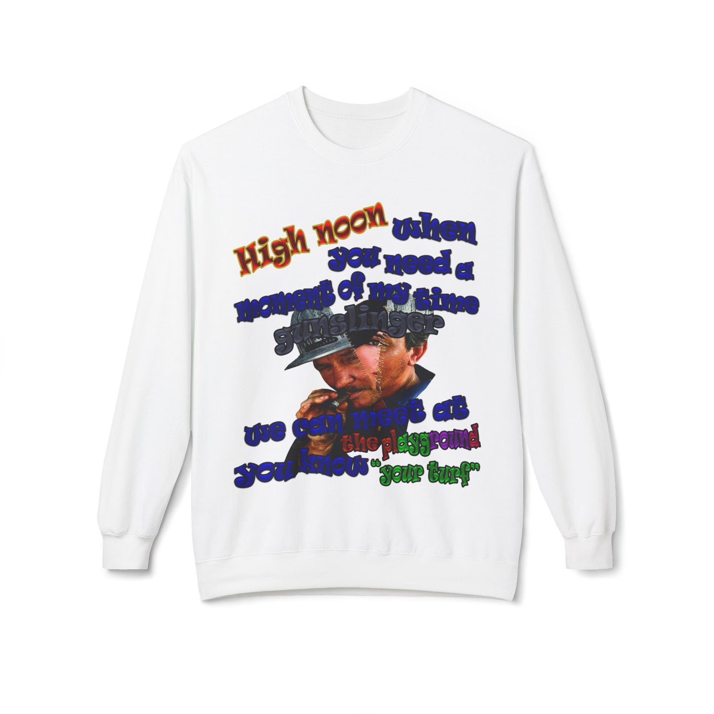 high noon - Unisex Midweight Softstyle Fleece Crewneck Sweatshirt