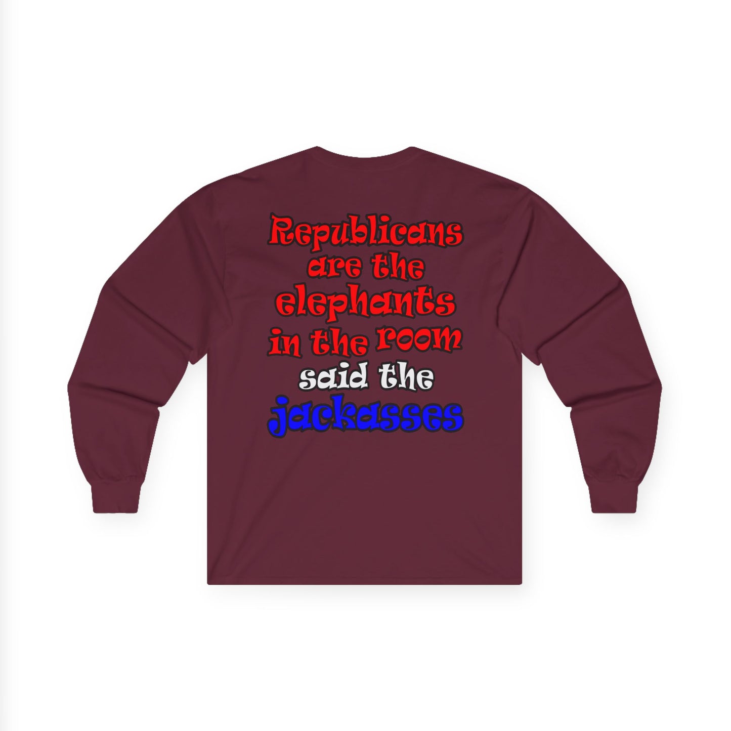 donkeys and elephants - Ultra Cotton Long Sleeve Tee