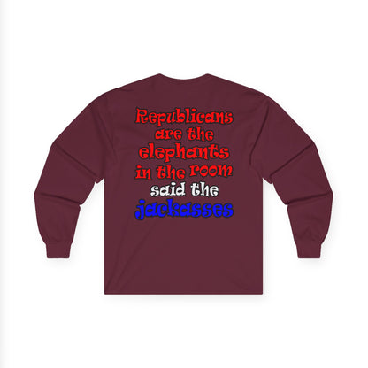 donkeys and elephants - Ultra Cotton Long Sleeve Tee