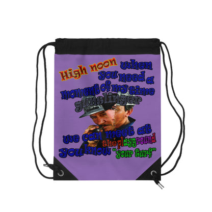 high noon - Drawstring Bag (light purple)