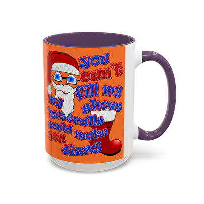 santa's shoes - Accent Mug (crusta)