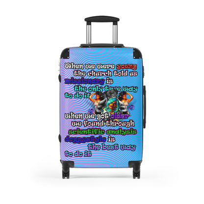 doggystyle - Suitcase (light blue-purple wave)