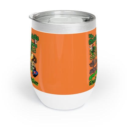 christmas spirits of boston - Chill Wine Tumbler (crusta)