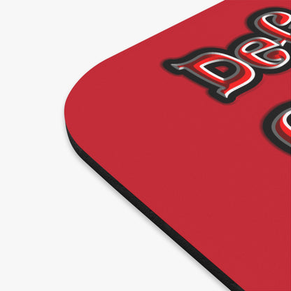 defy conquer reach - Mouse Pad (Rectangle) (dark red)