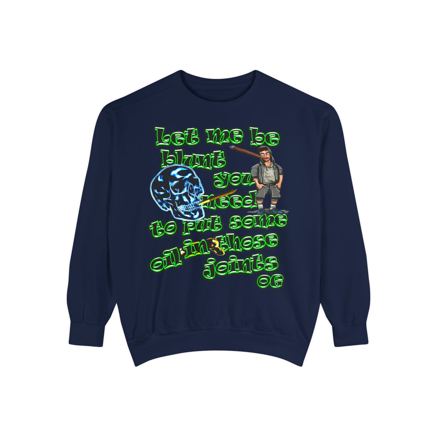 og - Unisex Garment-Dyed Sweatshirt