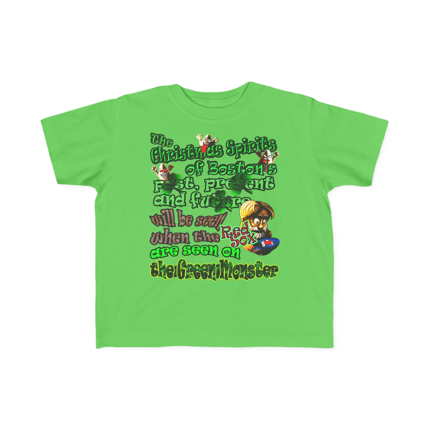 christmas spirits of boston - Toddler's Fine Jersey Tee