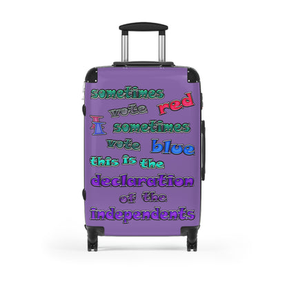 declaration of the independents - Suitcase (light purple)