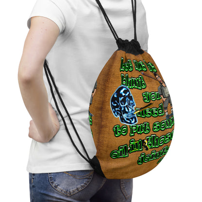 og - Drawstring Bag (dichromatic brown papyrus)