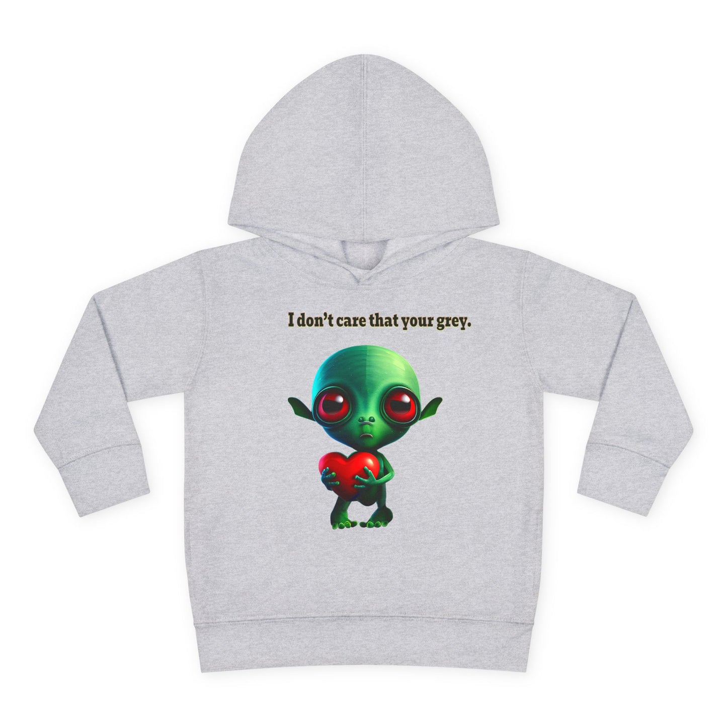 I don't care that your grey - Toddler Pullover Fleece Hoodie