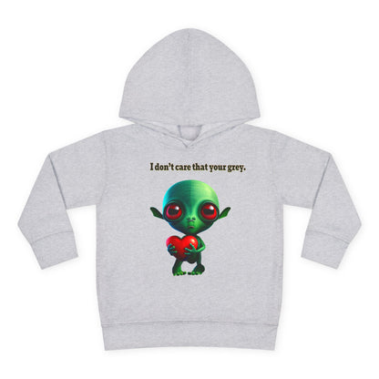 I don't care that your grey - Toddler Pullover Fleece Hoodie