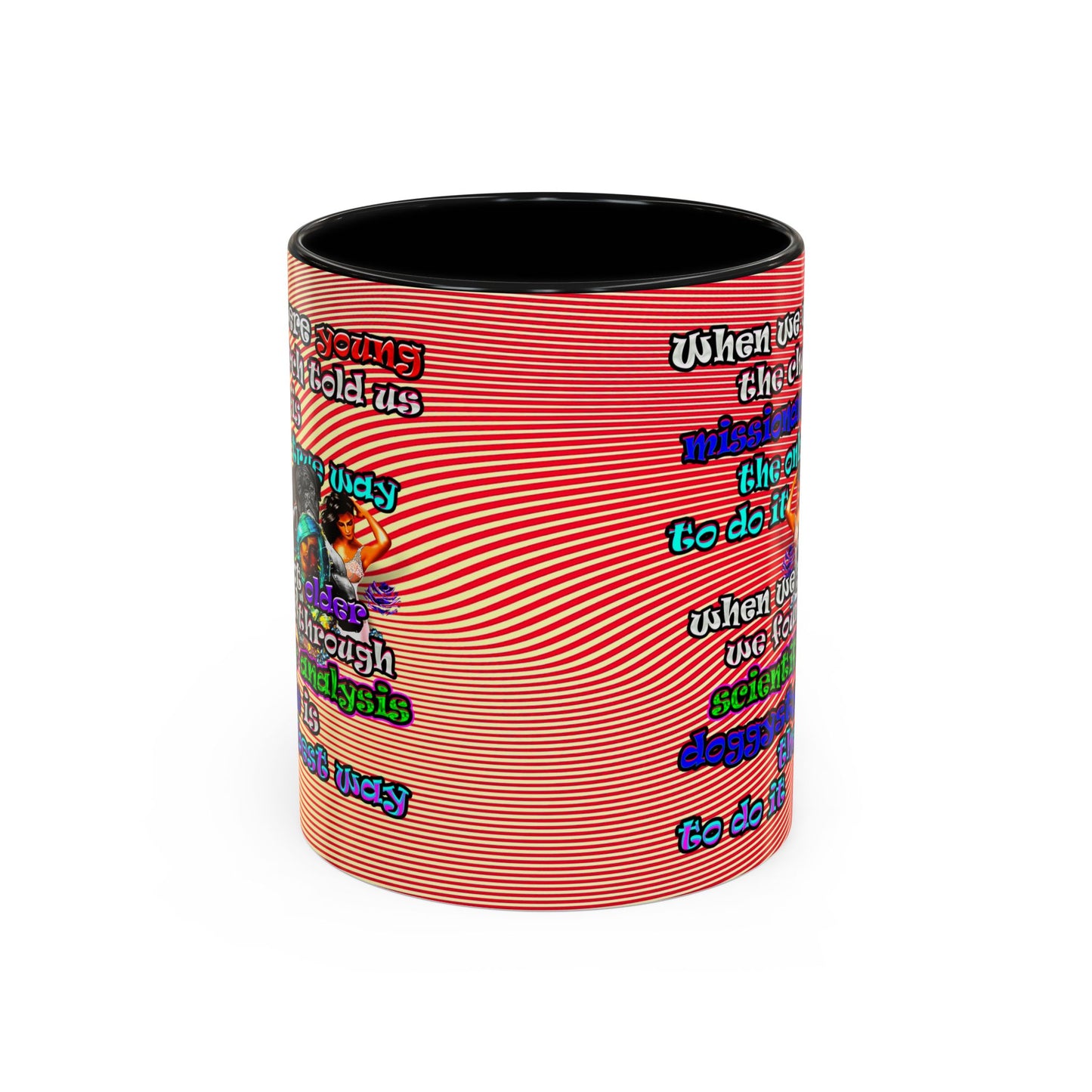 doggystyle - Accent Mug (yellow-orange wave)