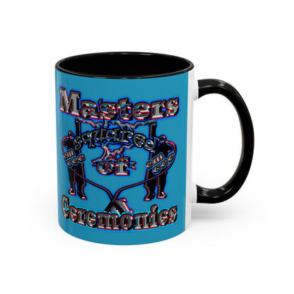 em cee squared - Accent Mug (turquoise)
