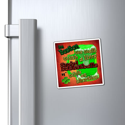 celtics logo - Magnets - (burnt orange)