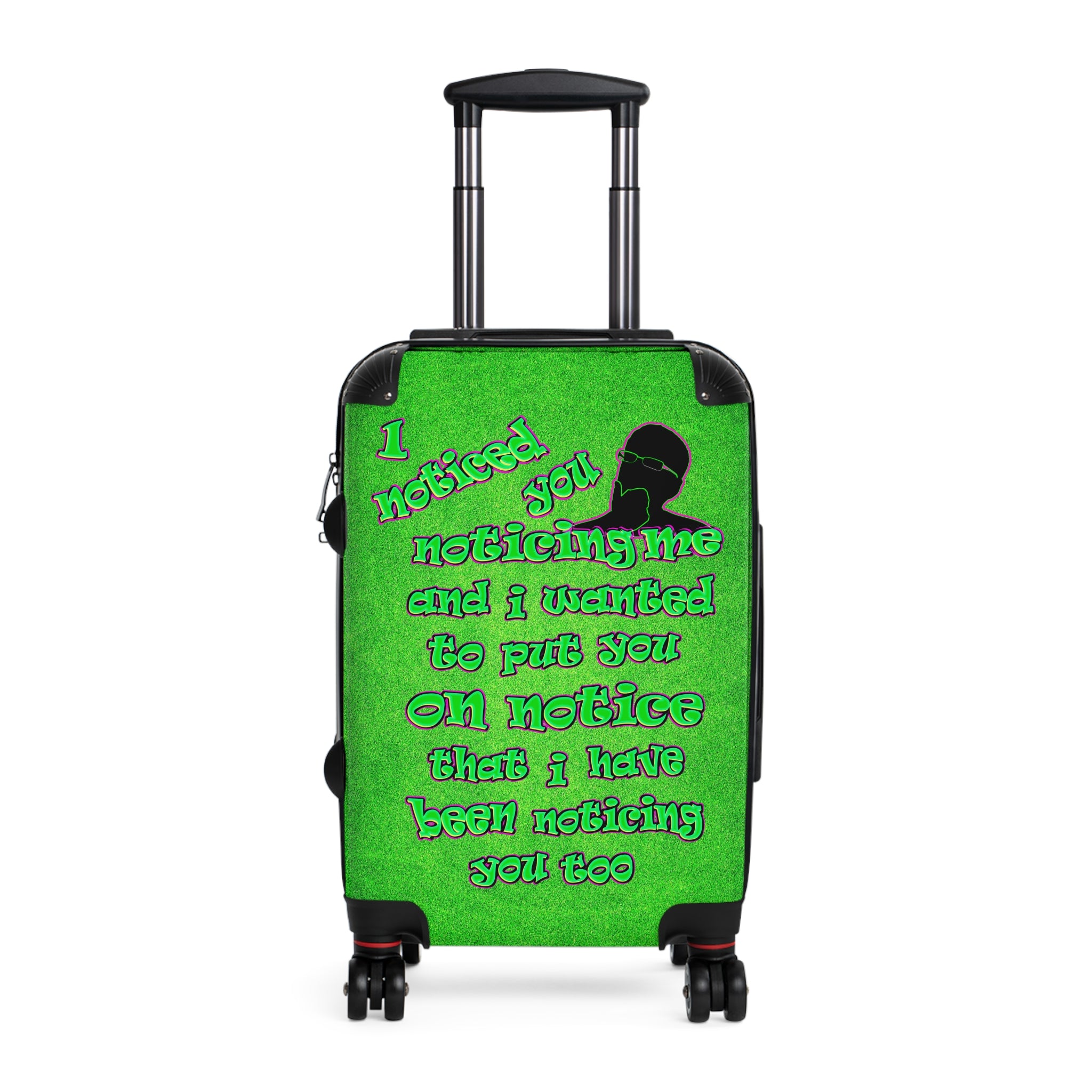 noticed you noticing - Suitcase (green turf)