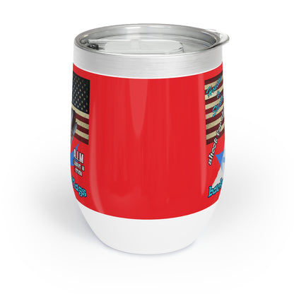 shoot for the stars - Chill Wine Tumbler (red)