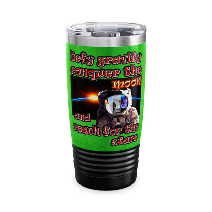 defy conquer reach - Ringneck Tumbler, 20oz (green turf)