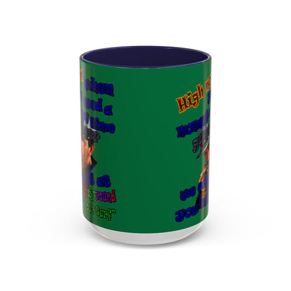 high noon - Accent Mug (dark green)