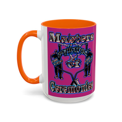em cee squared - Accent Mug (pink)