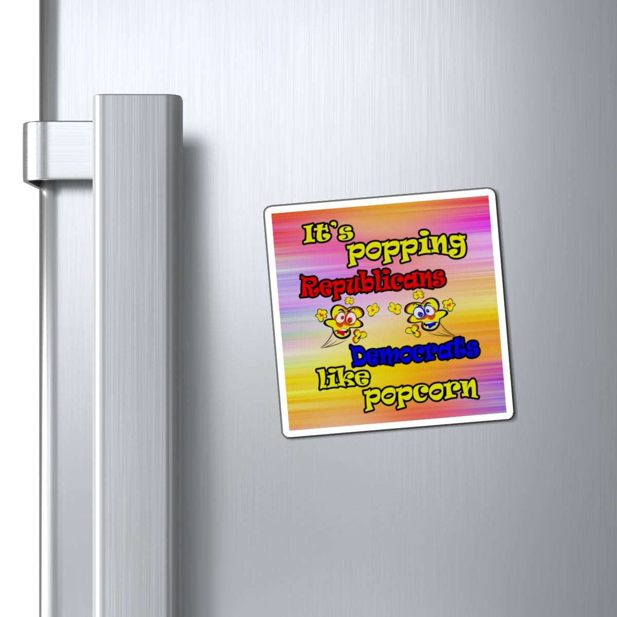 popping like popcorn - Magnets - (color blur)