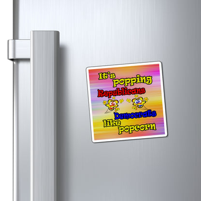 popping like popcorn - Magnets - (color blur)
