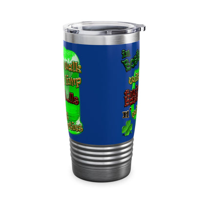 celtics logo - Ringneck Tumbler, 20oz (dark blue)