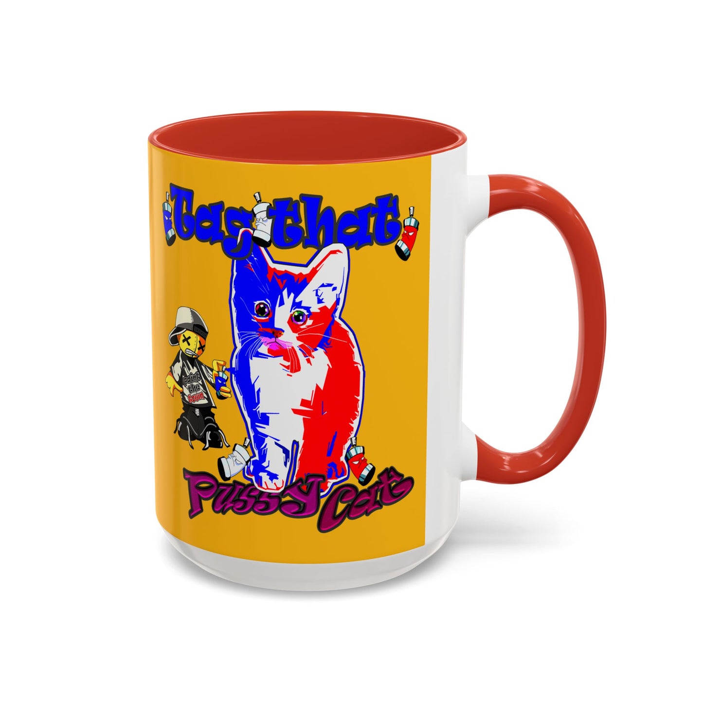 tag that - Accent Mug (yellow)