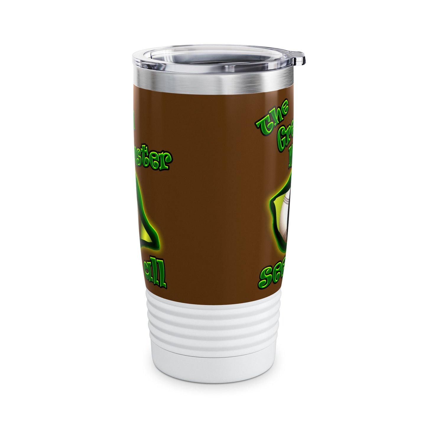 green monster - Ringneck Tumbler, 20oz (brown)