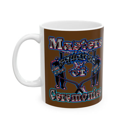 em cee squared - White Mug (brown)