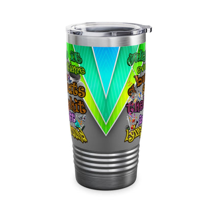 the bum's shit - Ringneck Tumbler, 20oz (rainbow split)