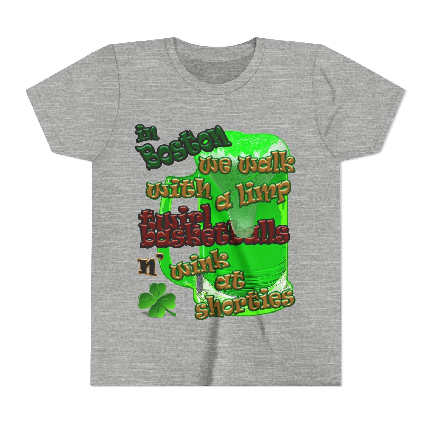 celtics logo - Youth Short Sleeve Tee