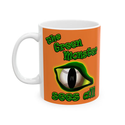 green monster - White Mug (crusta)
