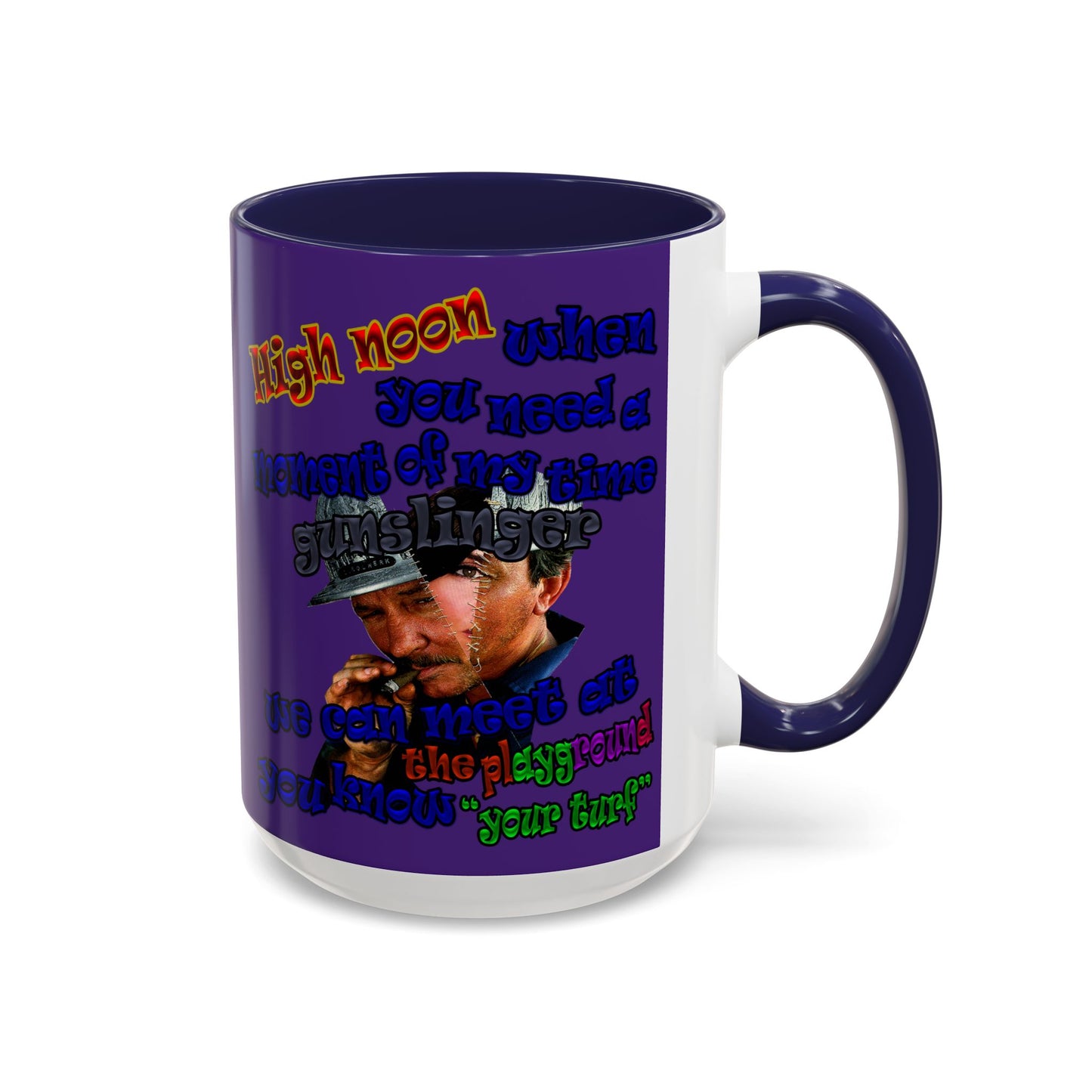 high noon - Accent Mug (purple)
