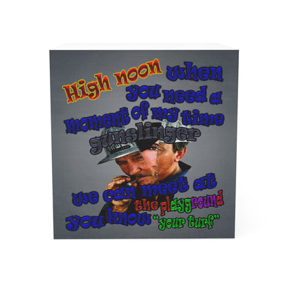 high noon - note cube (grey-light grey)