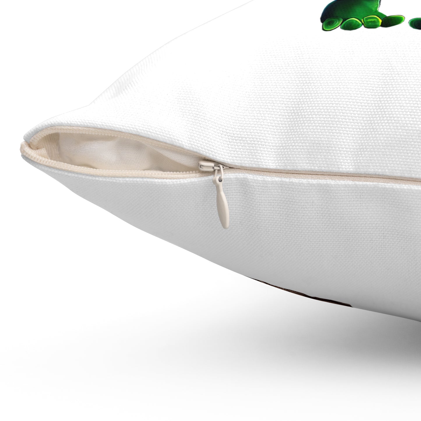 I don't care that your grey - Spun Polyester Square Pillow - (white)