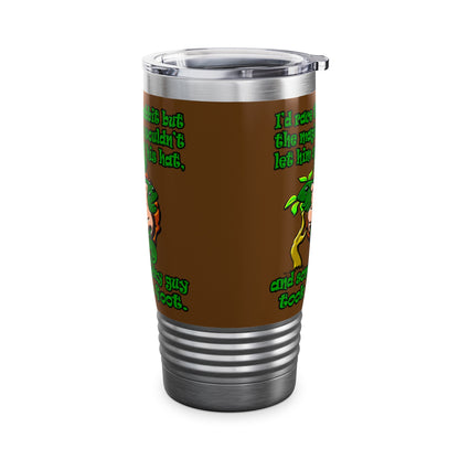 turtle race - Ringneck Tumbler, 20oz (brown)