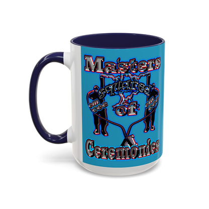 em cee squared - Accent Mug (turquoise)