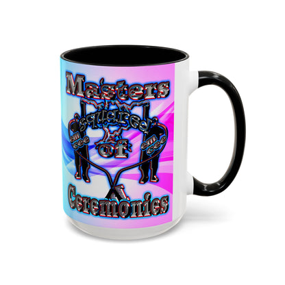 em cee squared - Accent Mug (light blue-pink wave)