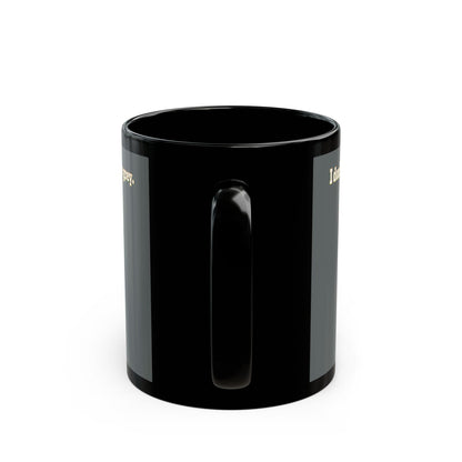 I don't care that your grey - Black Mug (dark grey)