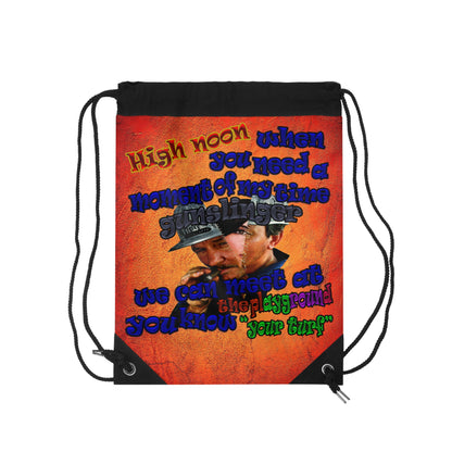high noon - Drawstring Bag (burnt orange)