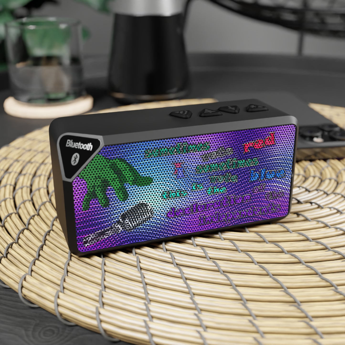 declaration of the independents - Jabba Bluetooth Speaker (purple wave)