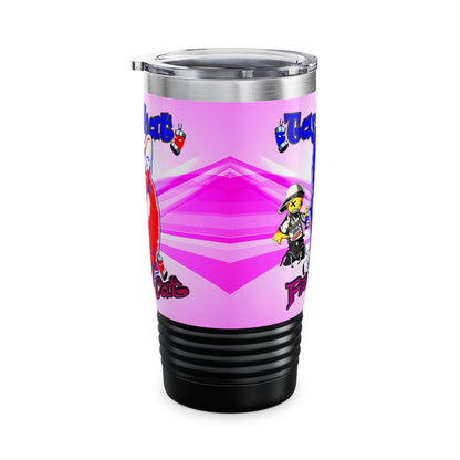tag that - Ringneck Tumbler, 20oz (light blue-pink wave)